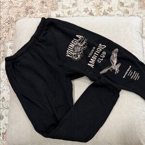 YoungLA Black Ambitions Club Joggers